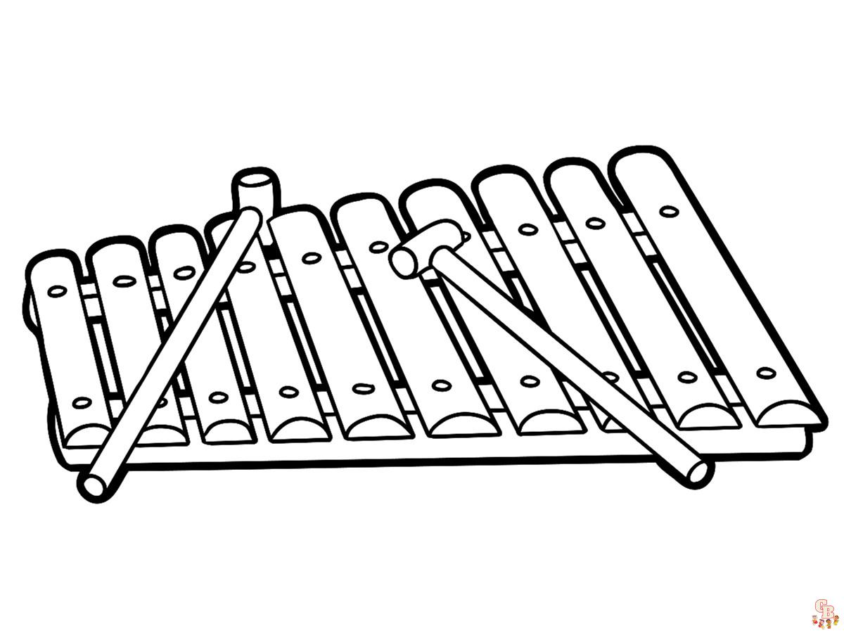 Coloriage Instruments