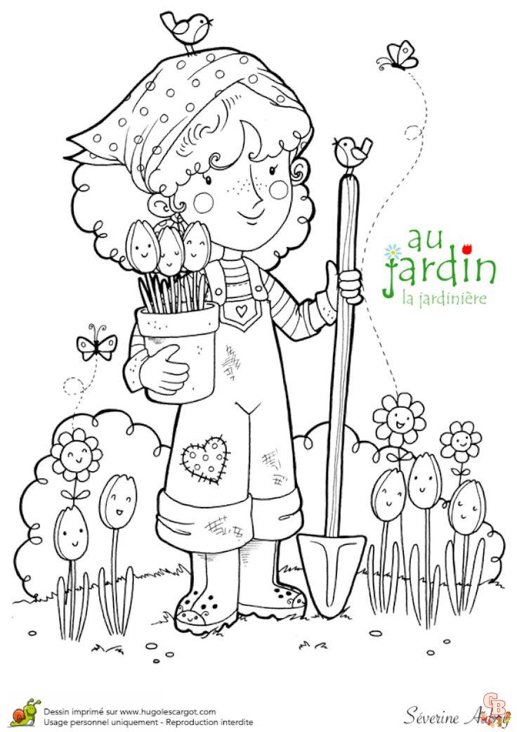 Coloriage Jardiniers