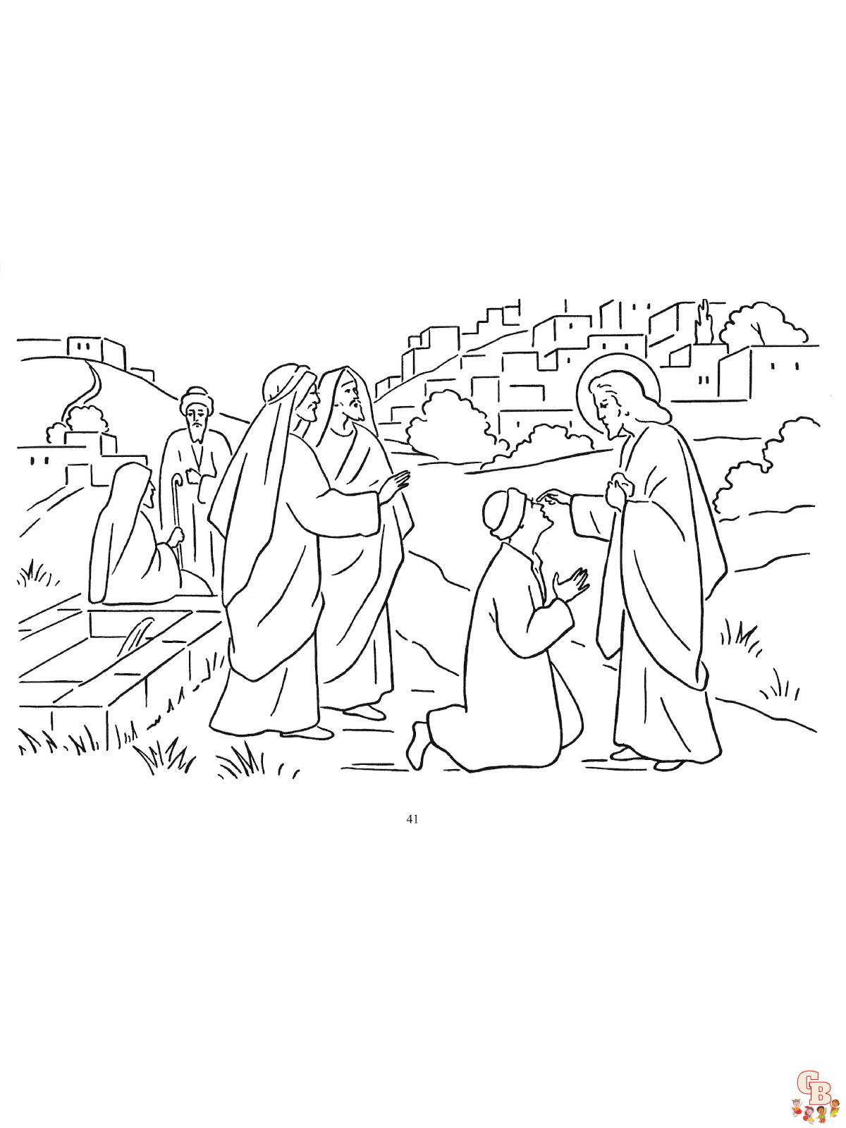 Coloriage Jesus