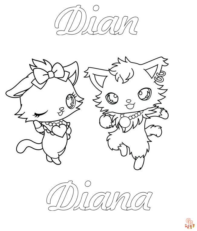 Coloriage Jewelpet