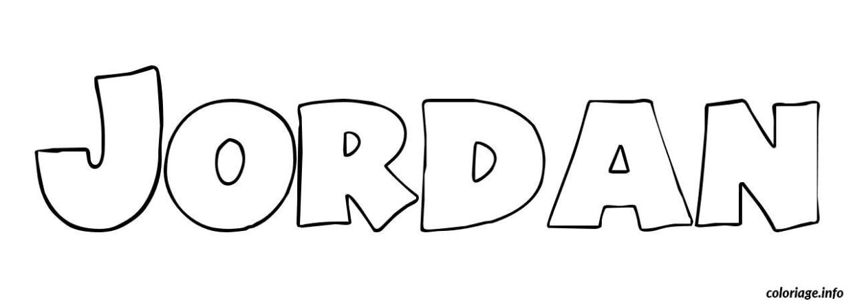 Coloriage Jordan