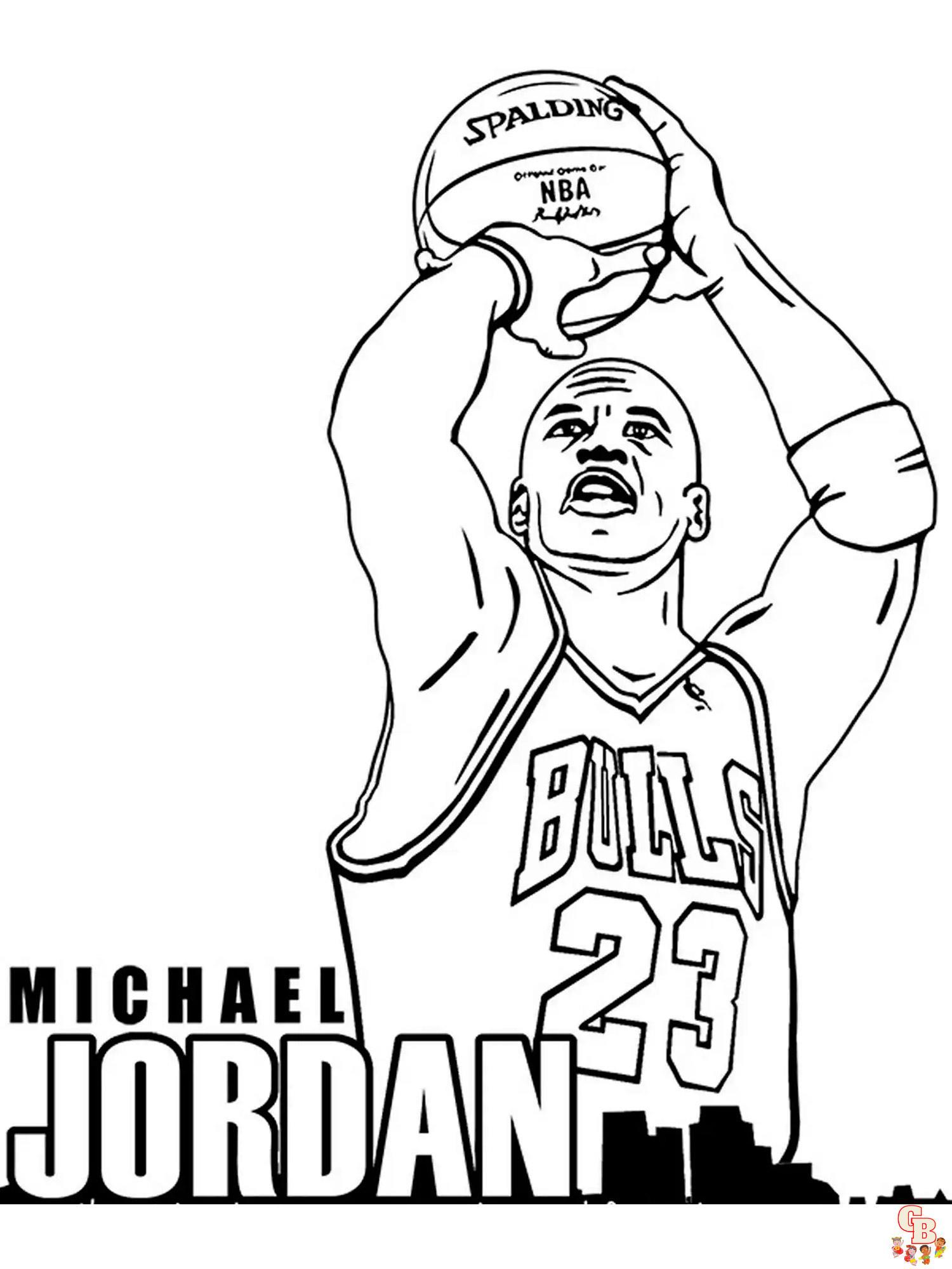 Coloriage Jordan