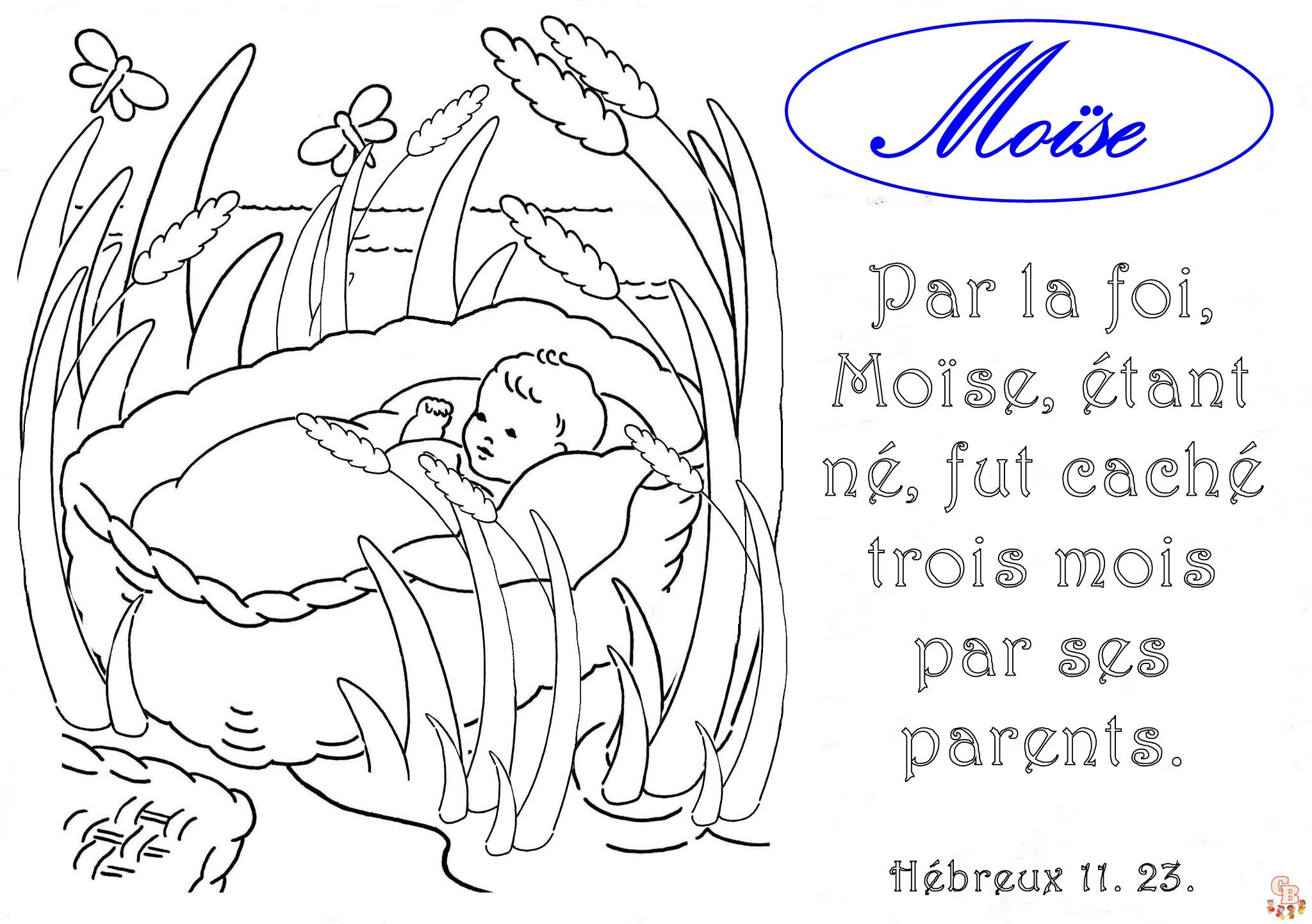 Coloriage Joseph Marie et le nouveau petit bebe