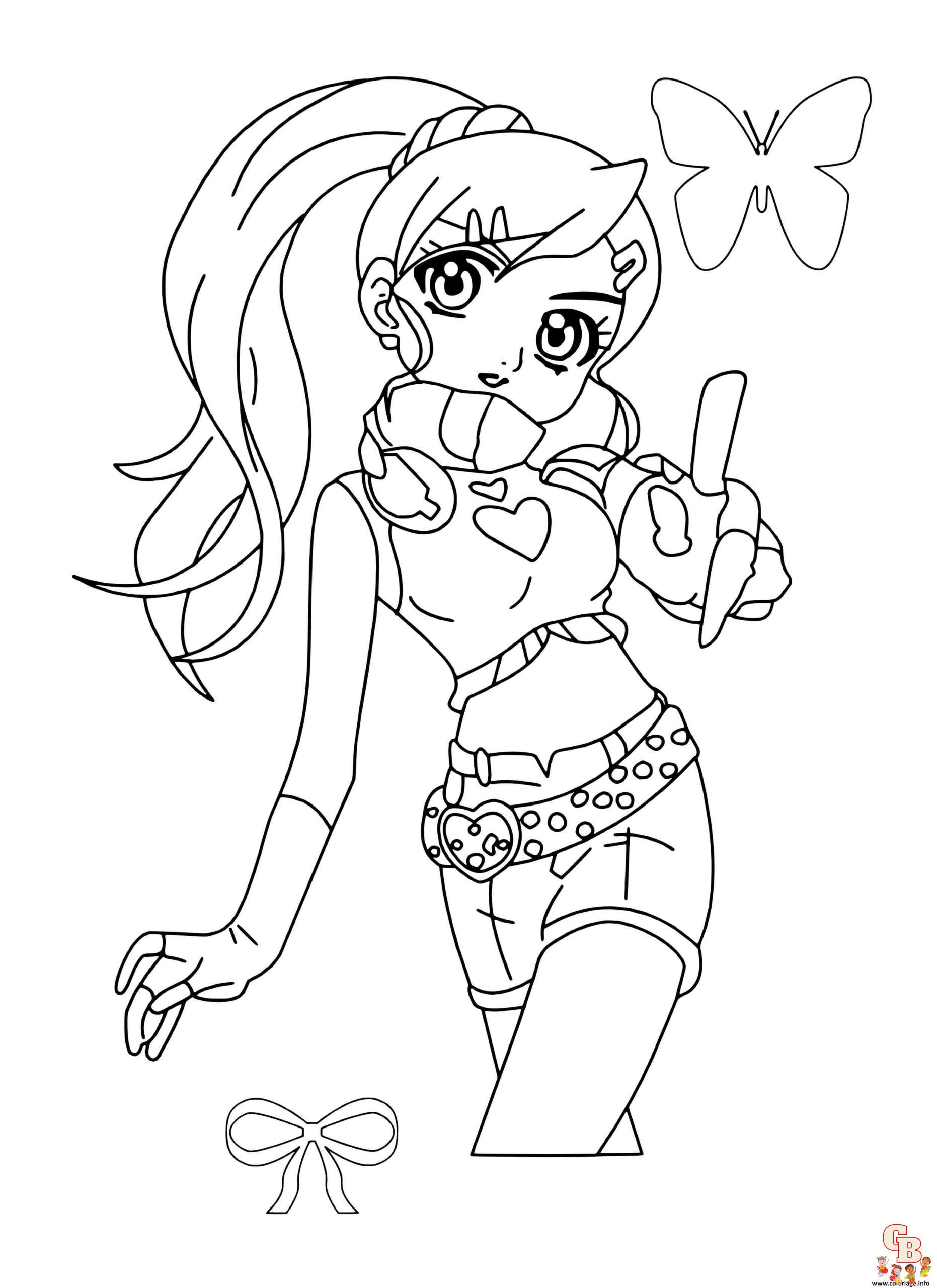 Coloriage Julie