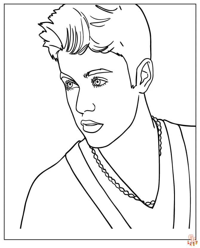 Coloriage Justine