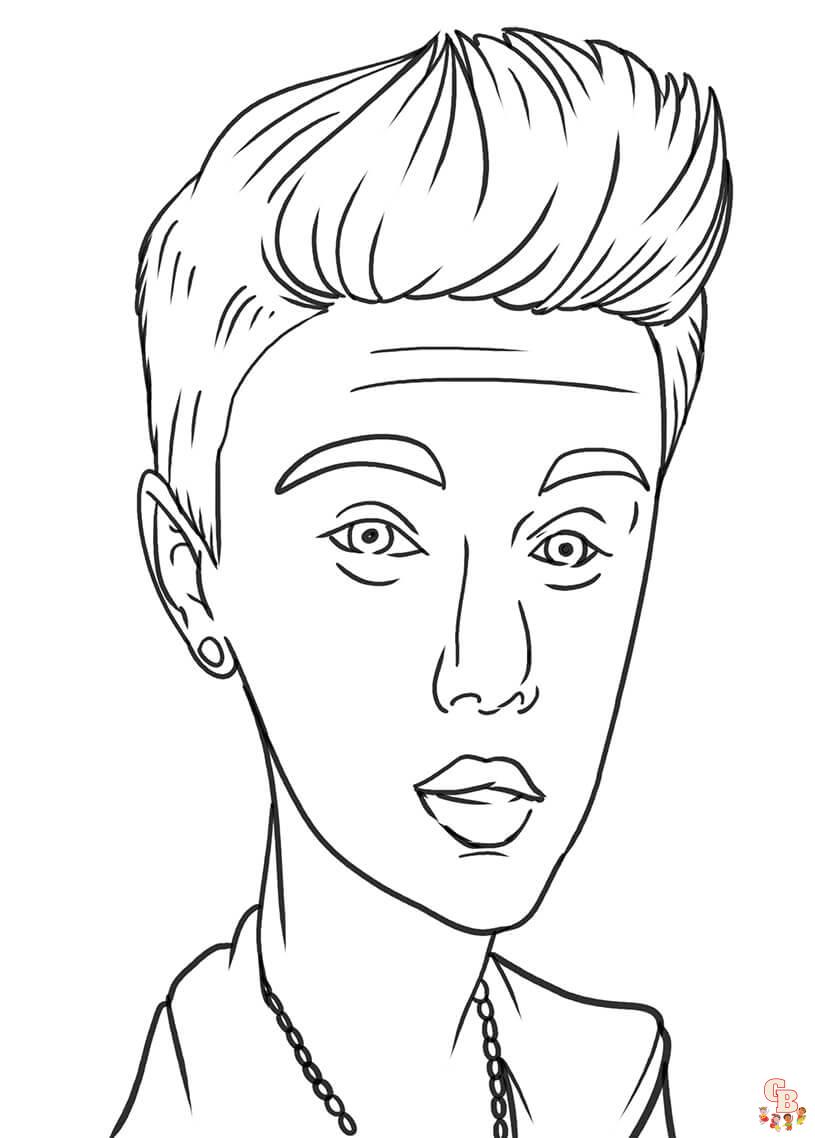 Coloriage Justine