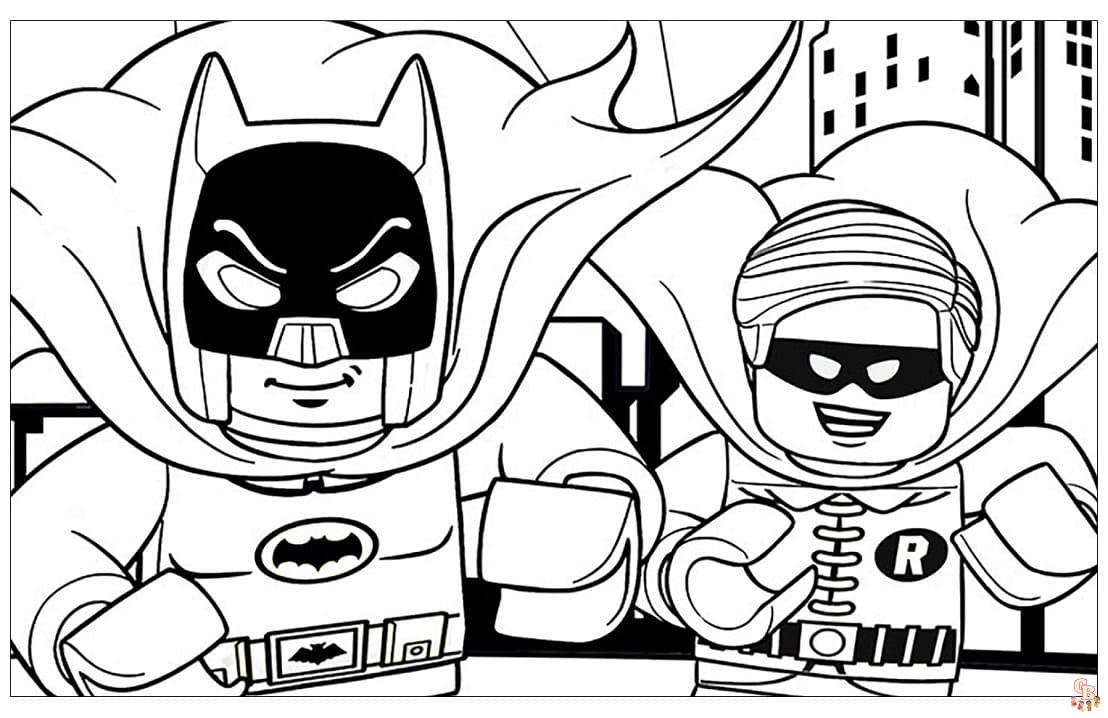 Coloriage LEGO Batman