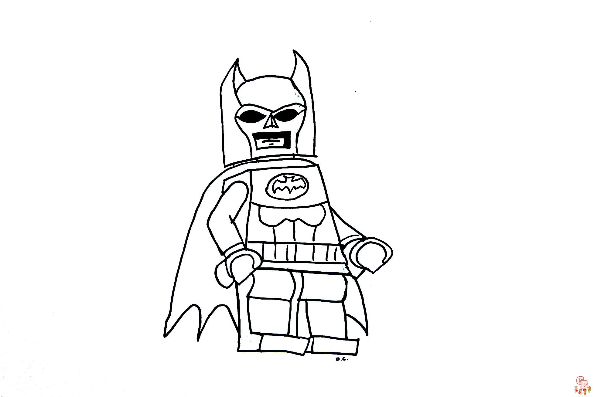 Coloriage LEGO Batman