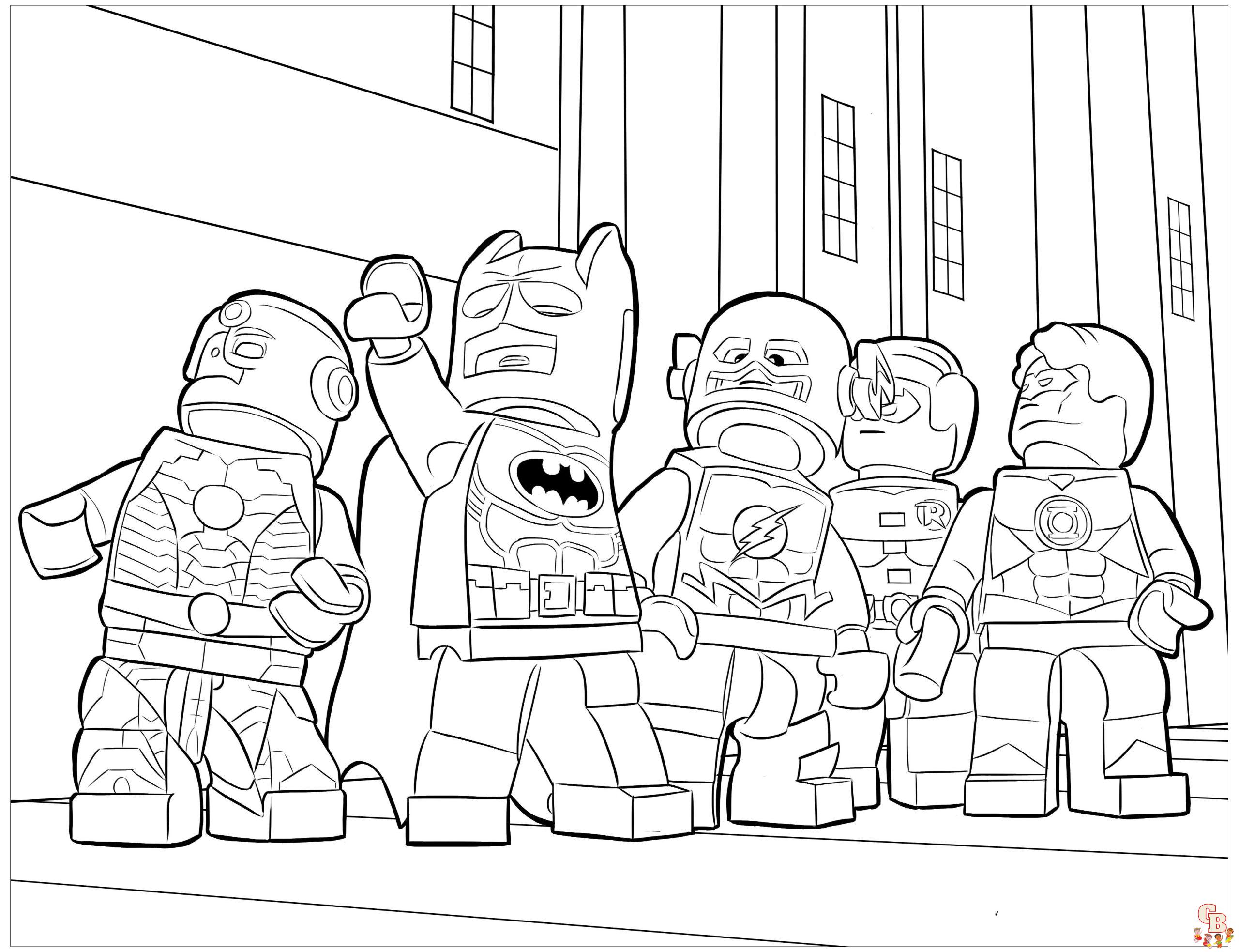 Coloriage LEGO Batman