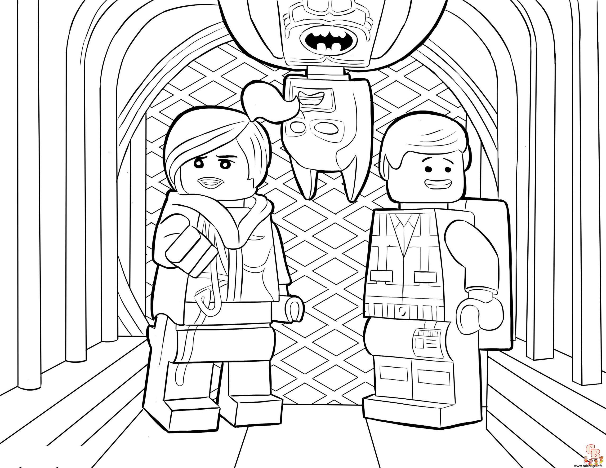 Coloriage LEGO Batman