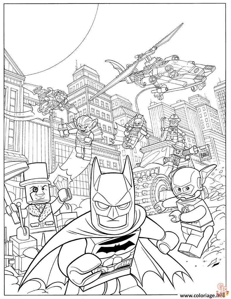 Coloriage LEGO Batman