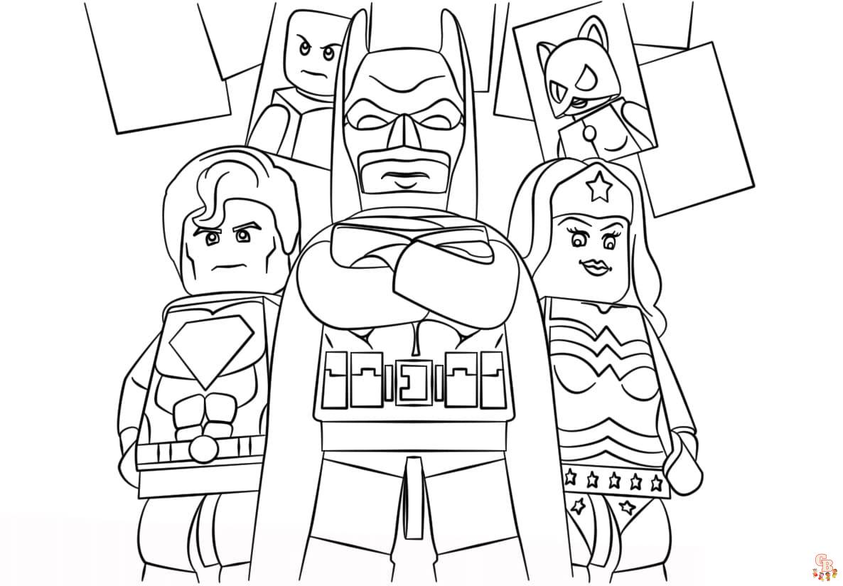 Coloriage LEGO Batman