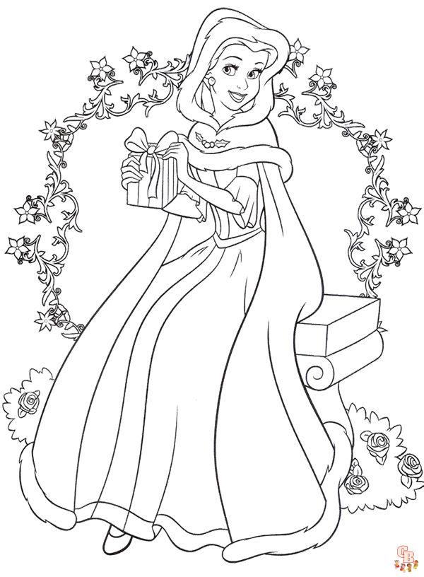 Coloriage La Belle Et La Bete