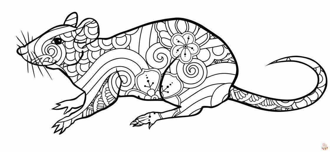 Coloriage La petite souris