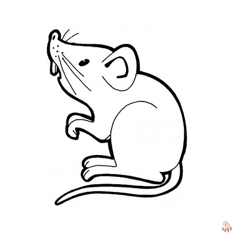 Coloriage La petite souris