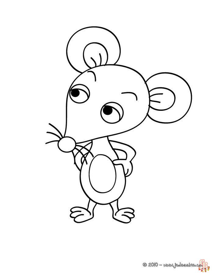 Coloriage La petite souris