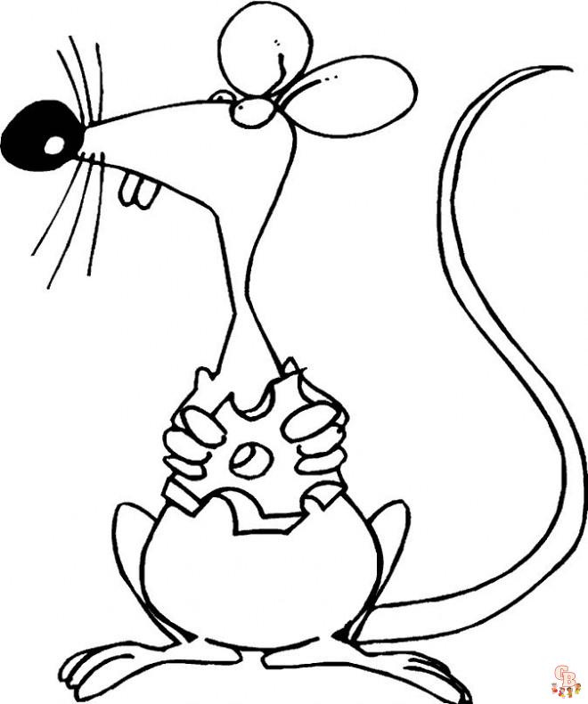 Coloriage La petite souris