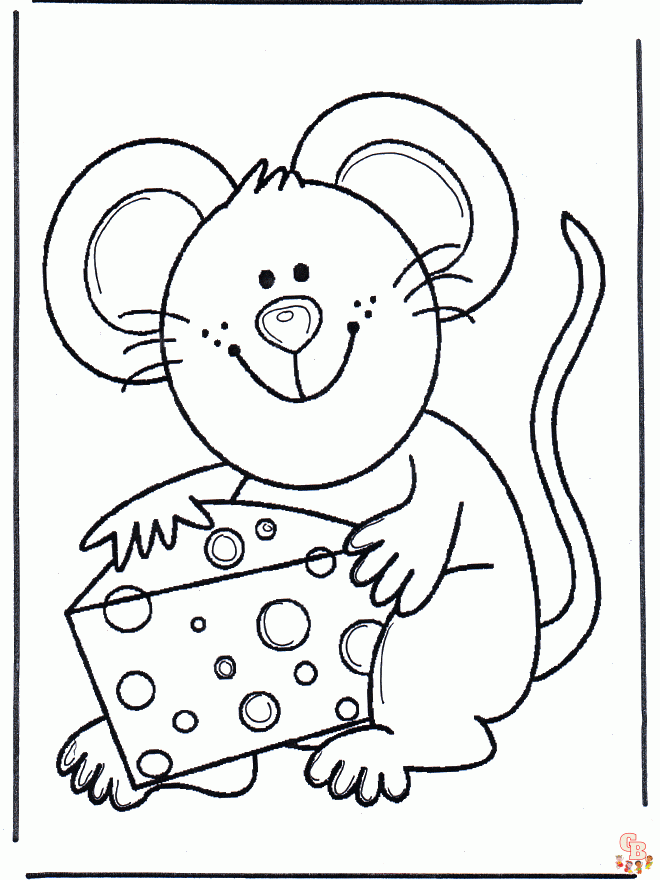 Coloriage La petite souris