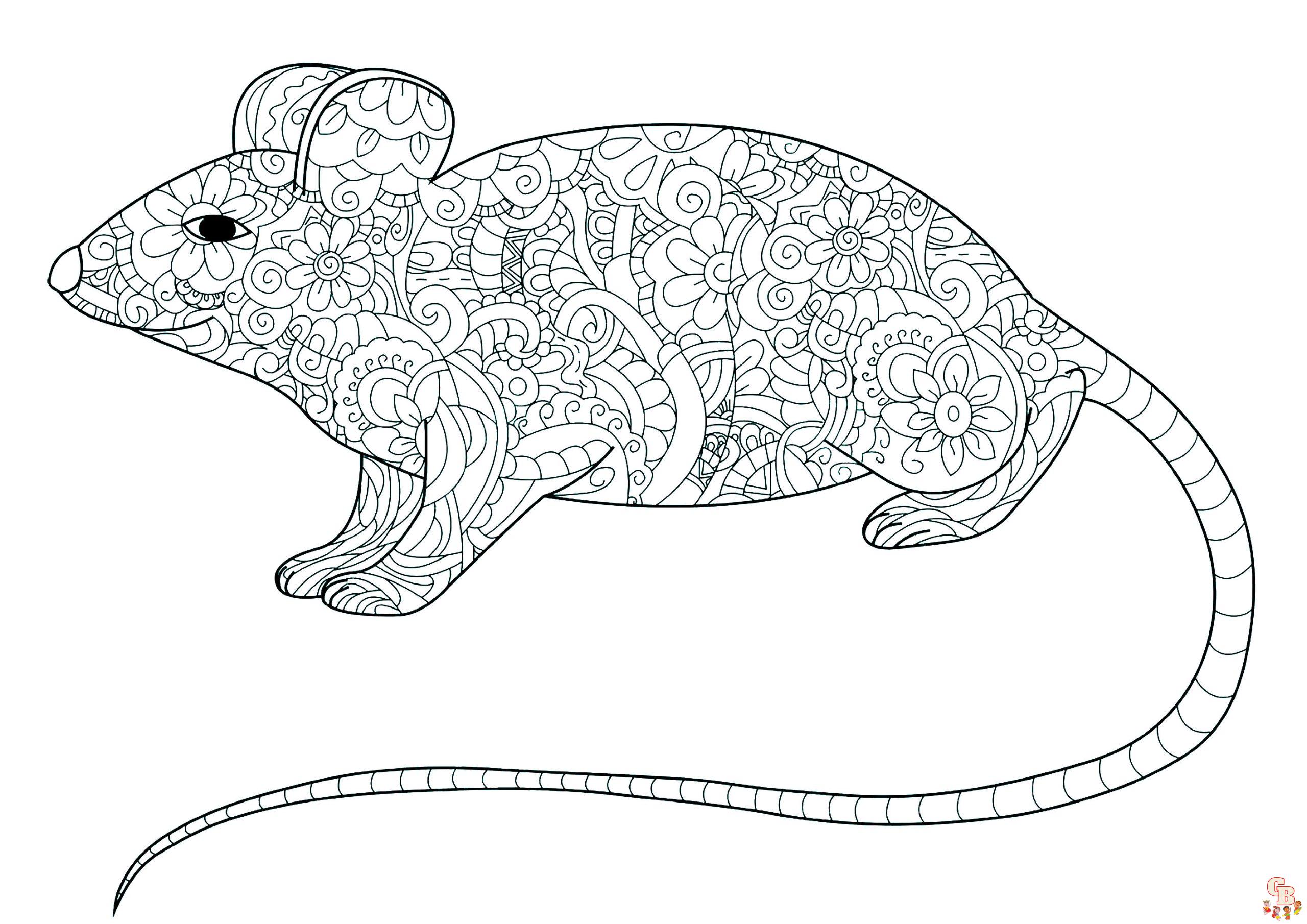 Coloriage La petite souris