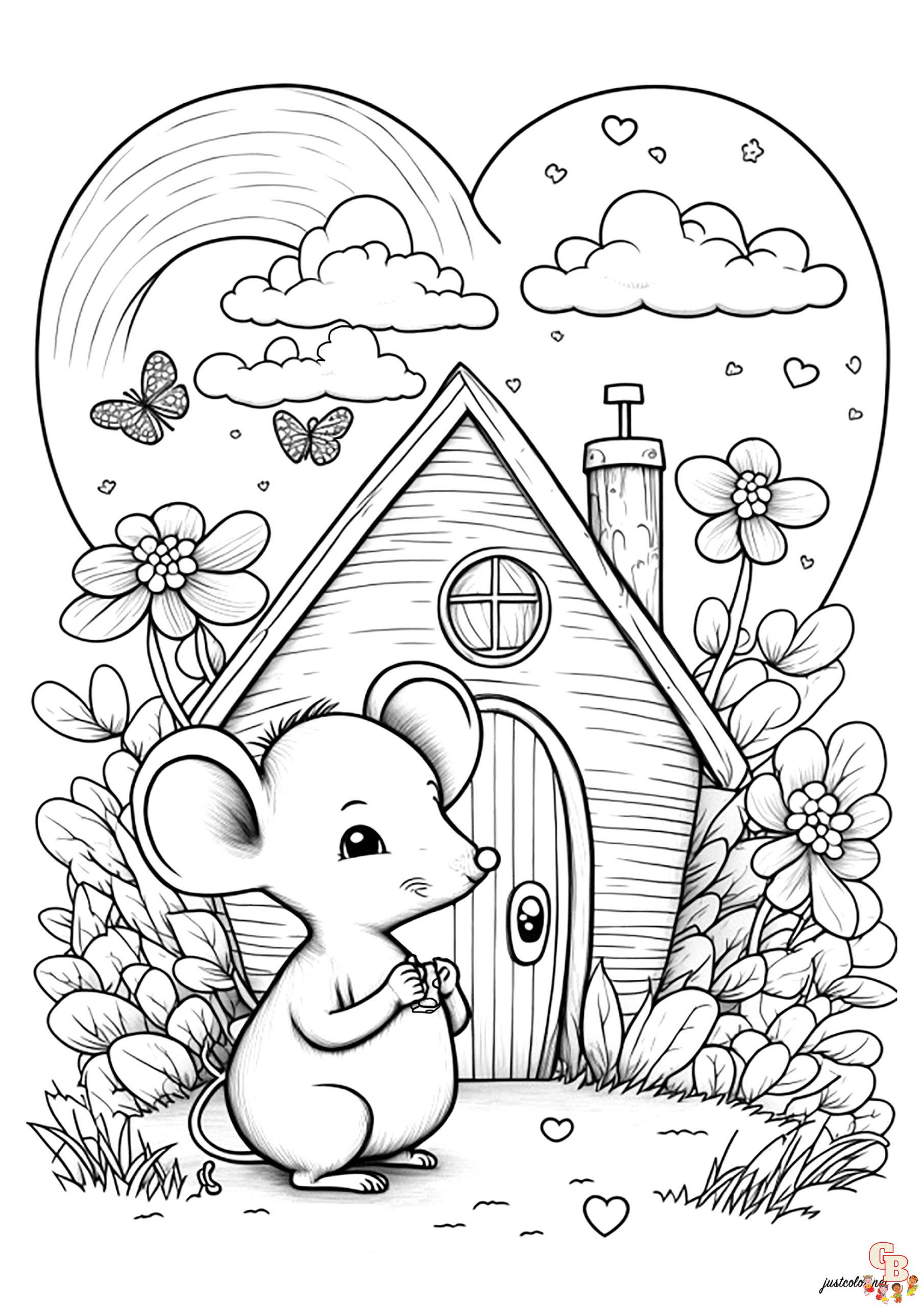 Coloriage La petite souris