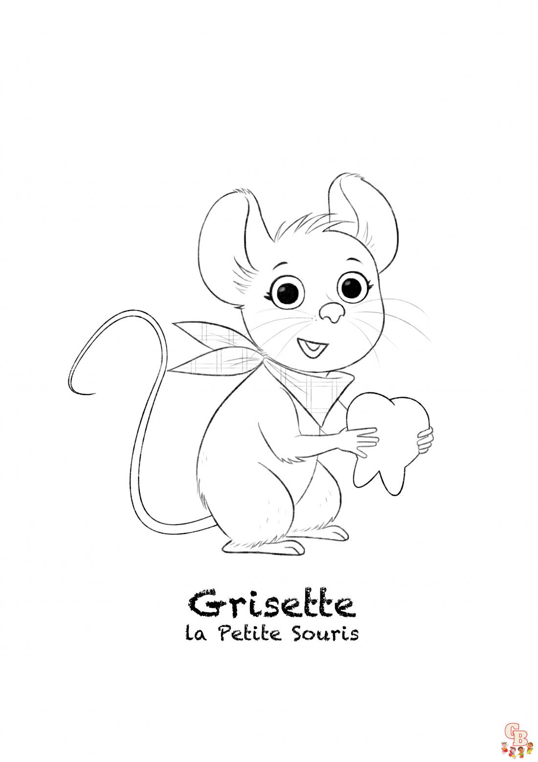 Coloriage La petite souris