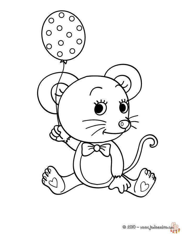 Coloriage La petite souris