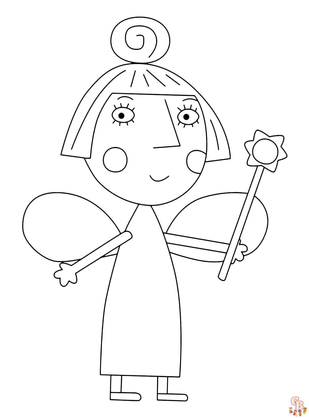 Coloriage Le Petit Royaume De Ben Et Holly