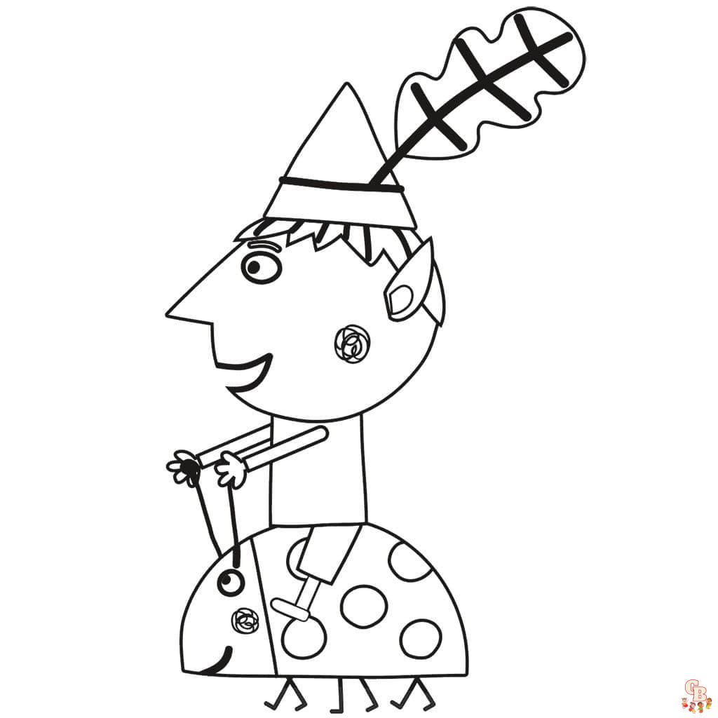 Coloriage Le Petit Royaume De Ben Et Holly