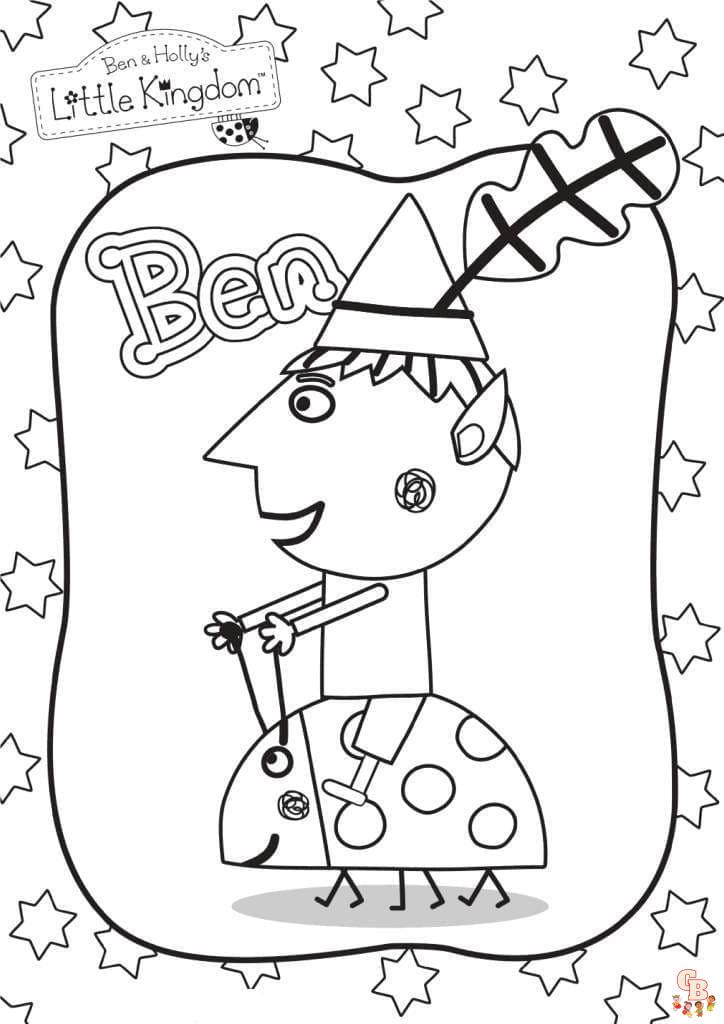 Coloriage Le Petit Royaume De Ben Et Holly