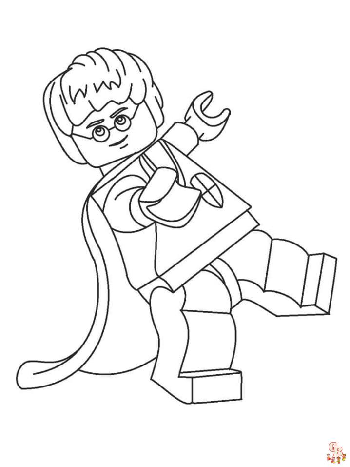 Coloriage Lego Harry Potter