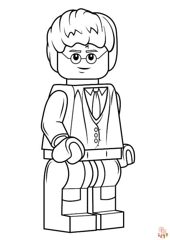 Coloriage Lego Harry Potter