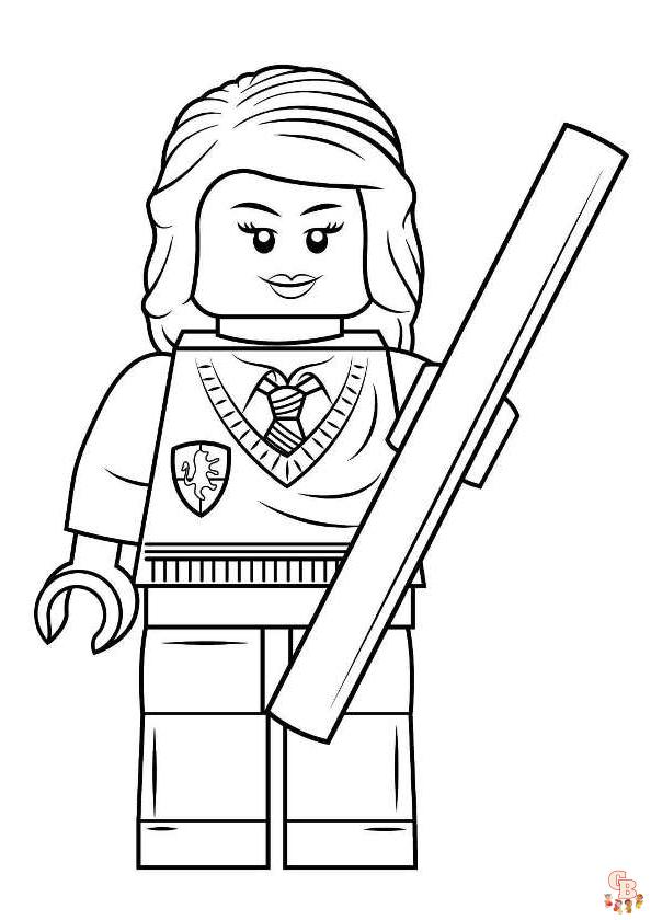 Coloriage Lego Harry Potter