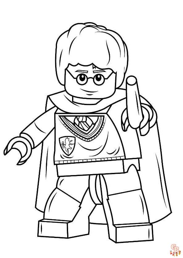 Coloriage Lego Harry Potter