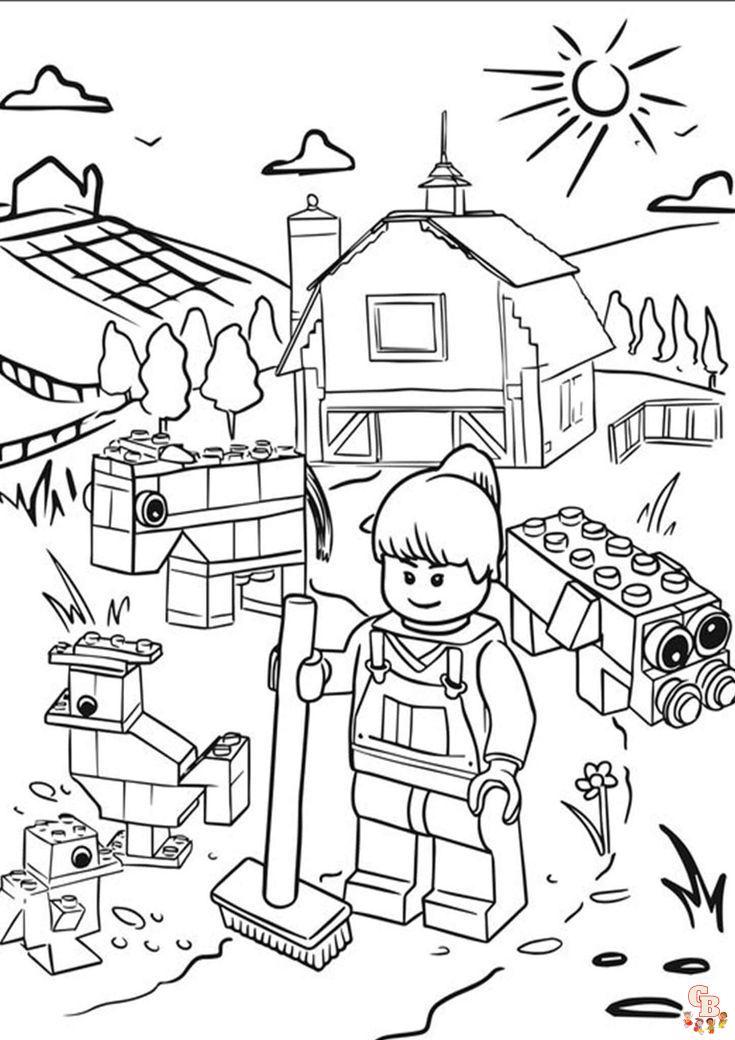 Coloriage Lego Junior