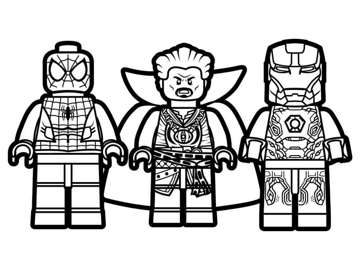 Coloriage Lego Marvel