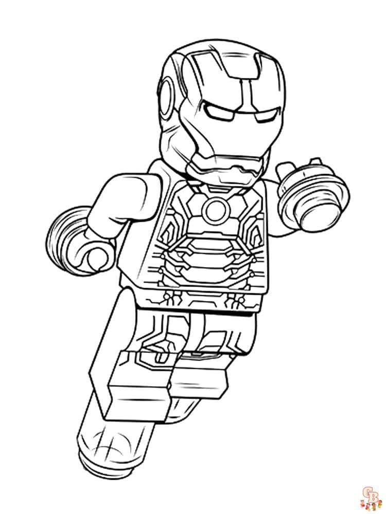 Coloriage Lego Marvel