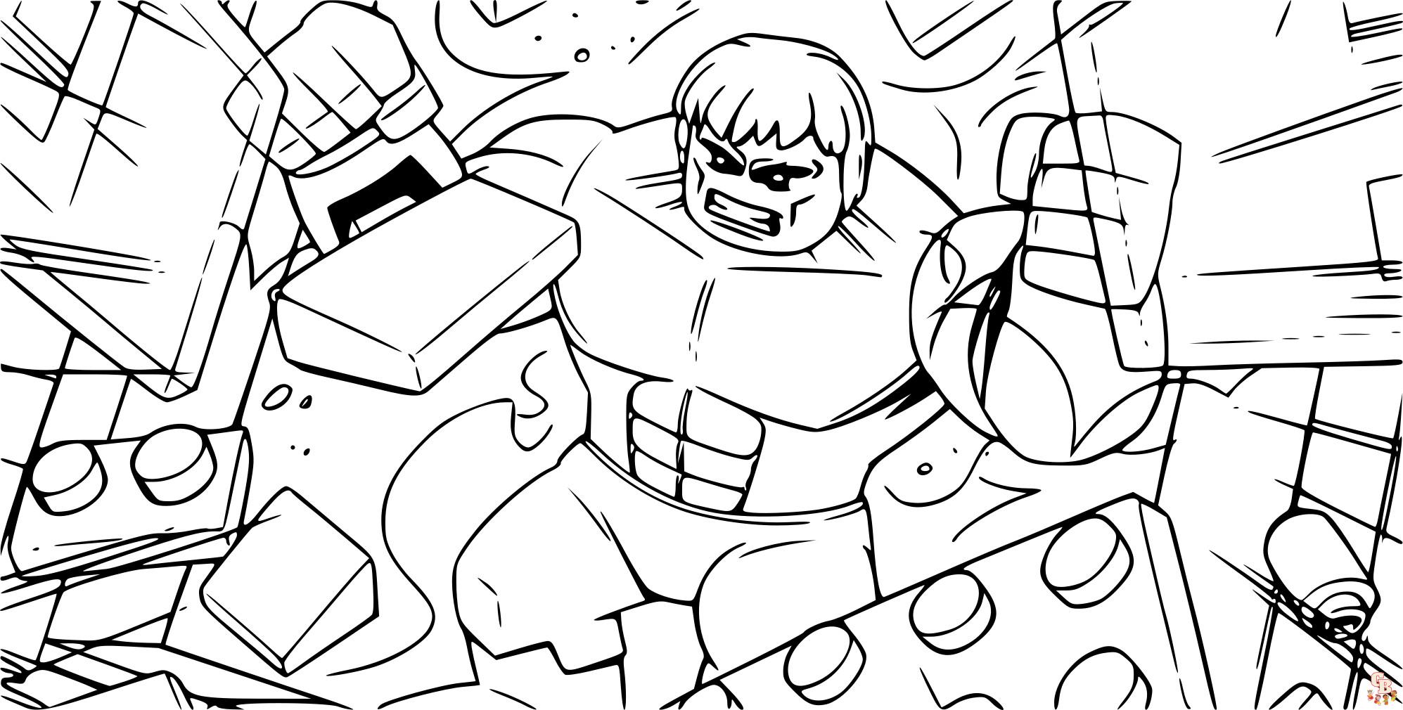 Coloriage Lego Marvel