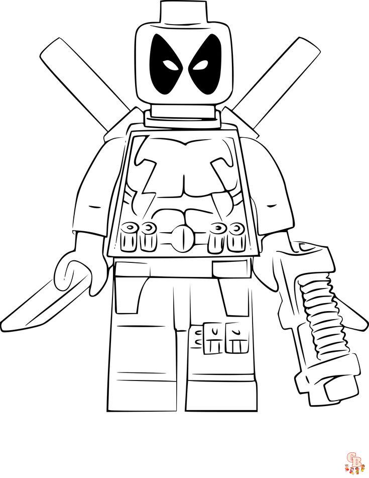 Coloriage Lego Marvel