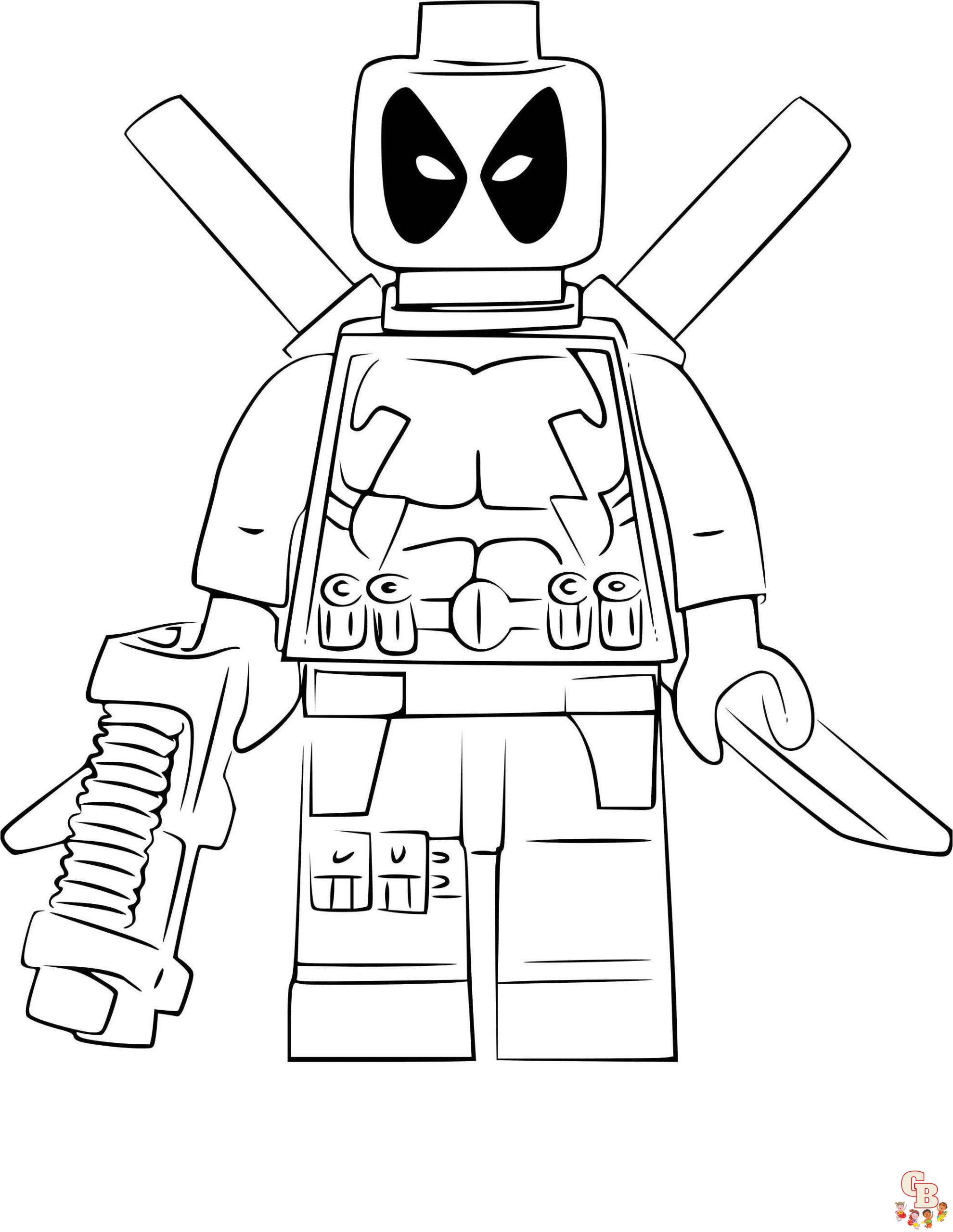 Coloriage Lego Marvel