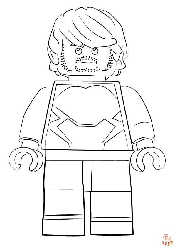 Coloriage Lego Marvel