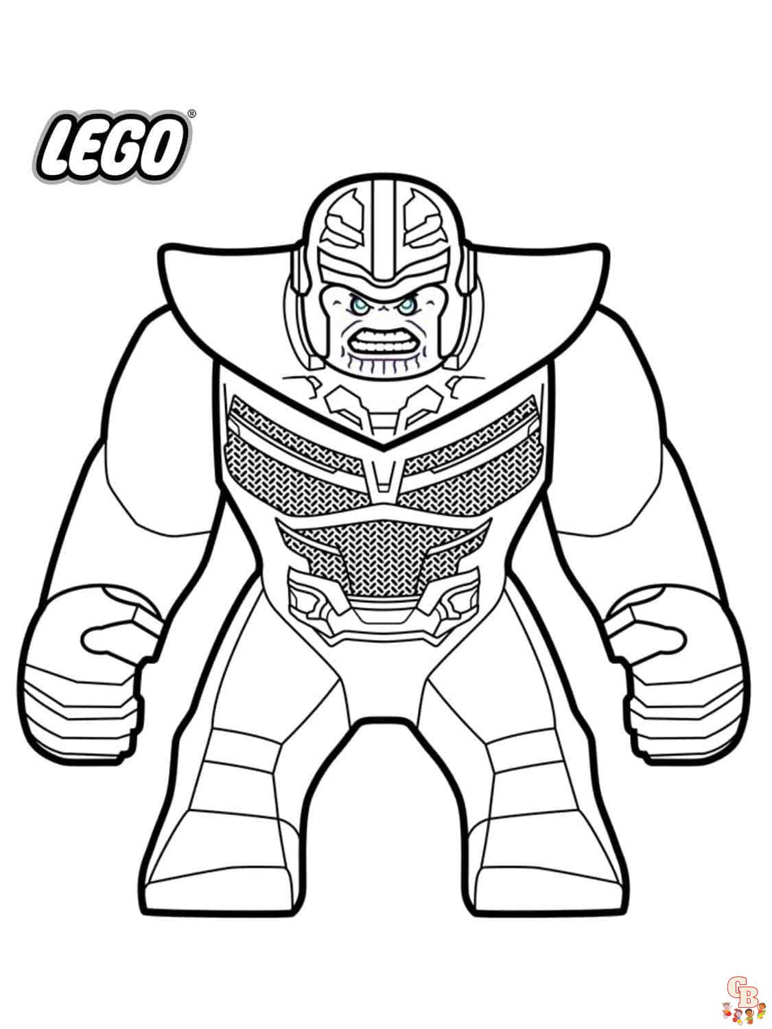 Coloriage Lego Marvel