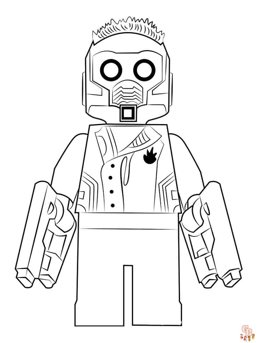 Coloriage Lego Marvel