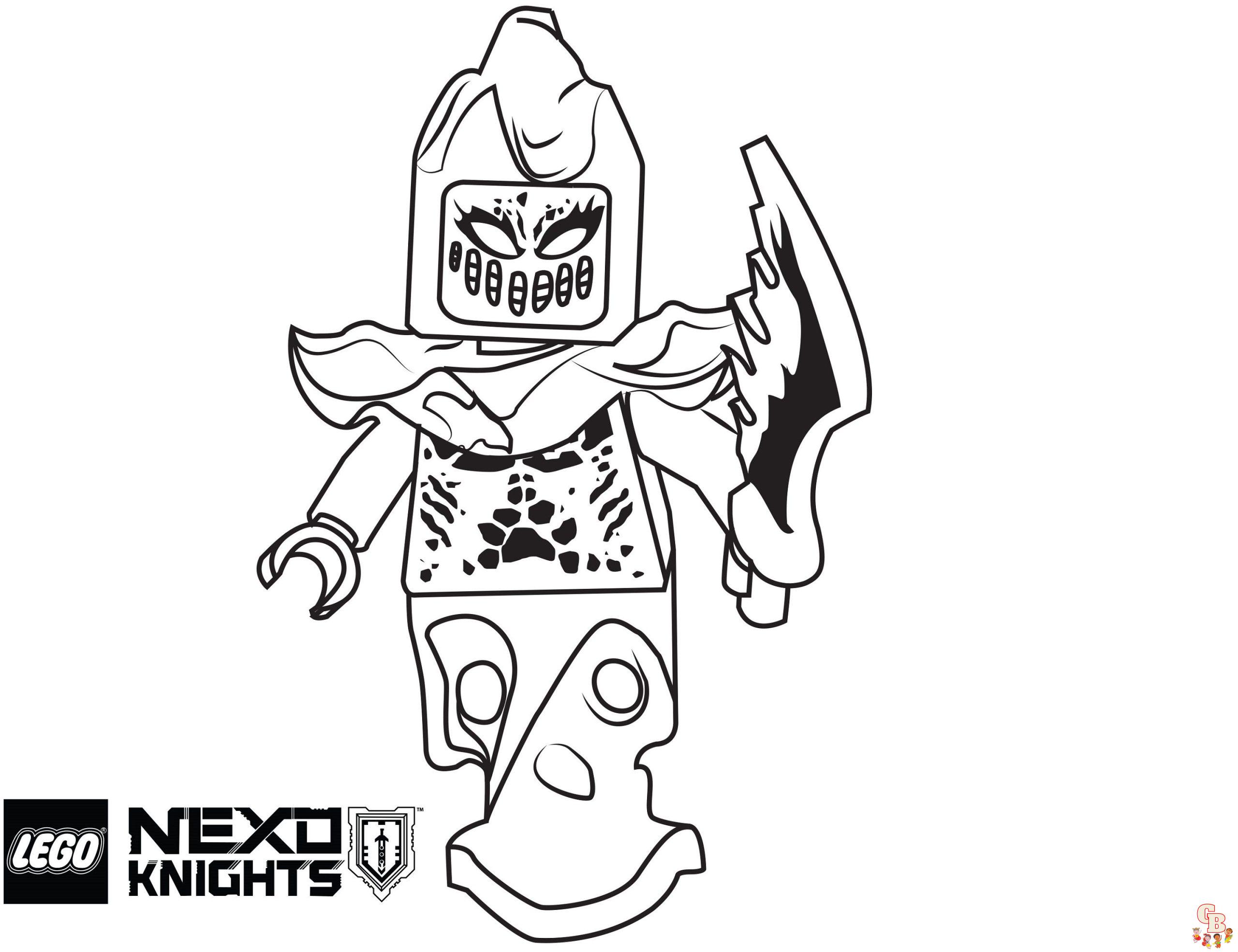 Coloriage Lego Nexo Knights