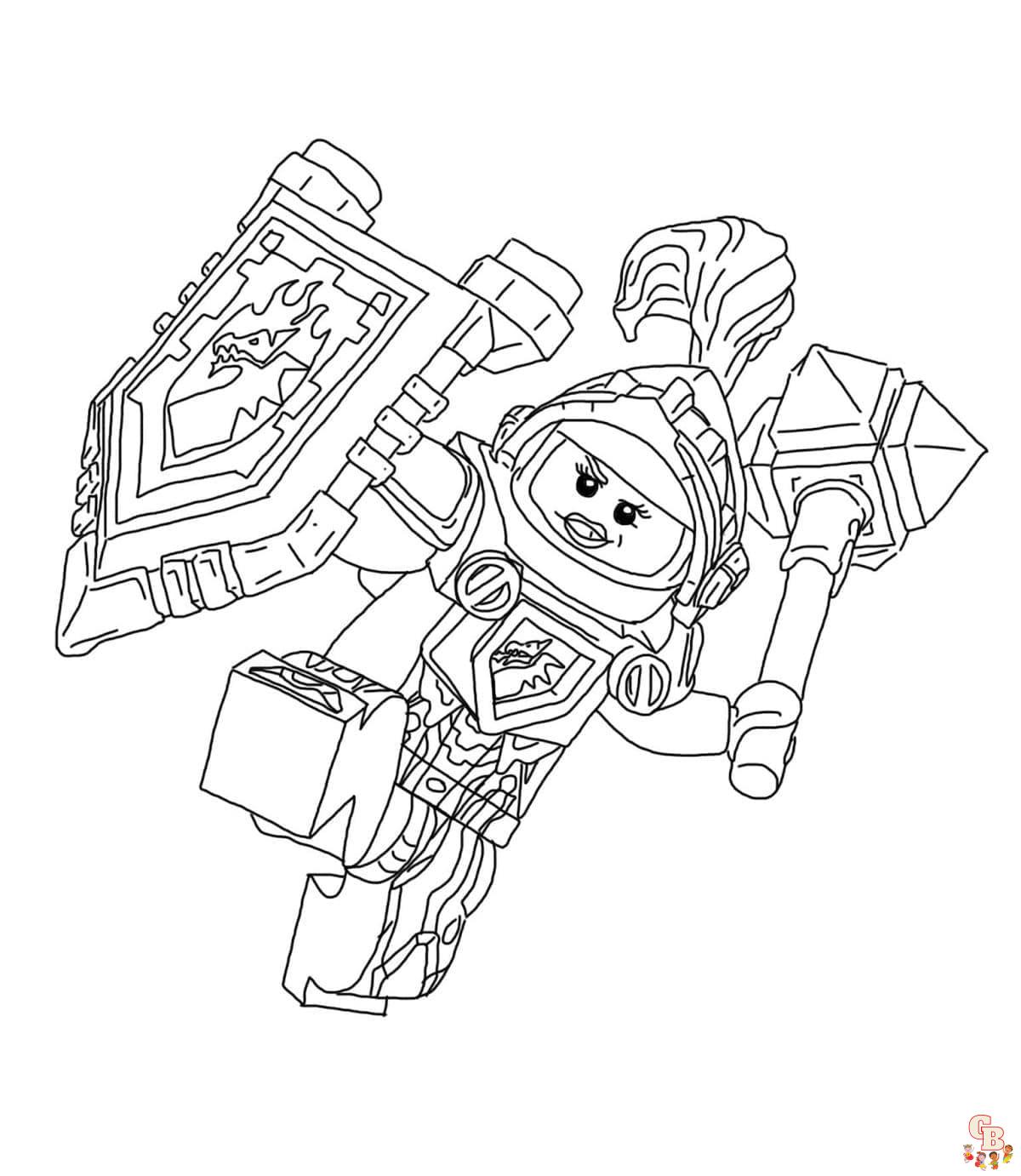 Coloriage Lego Nexo Knights