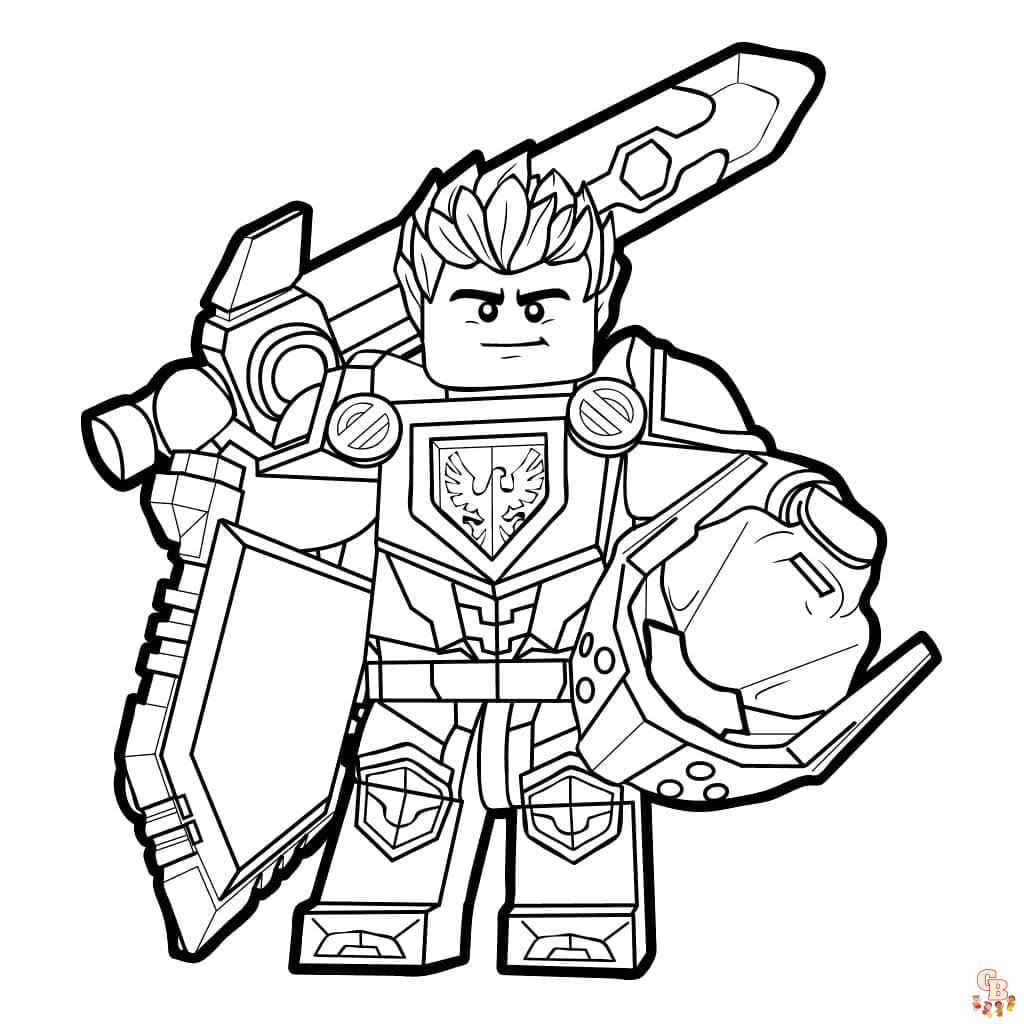 Coloriage Lego Nexo Knights