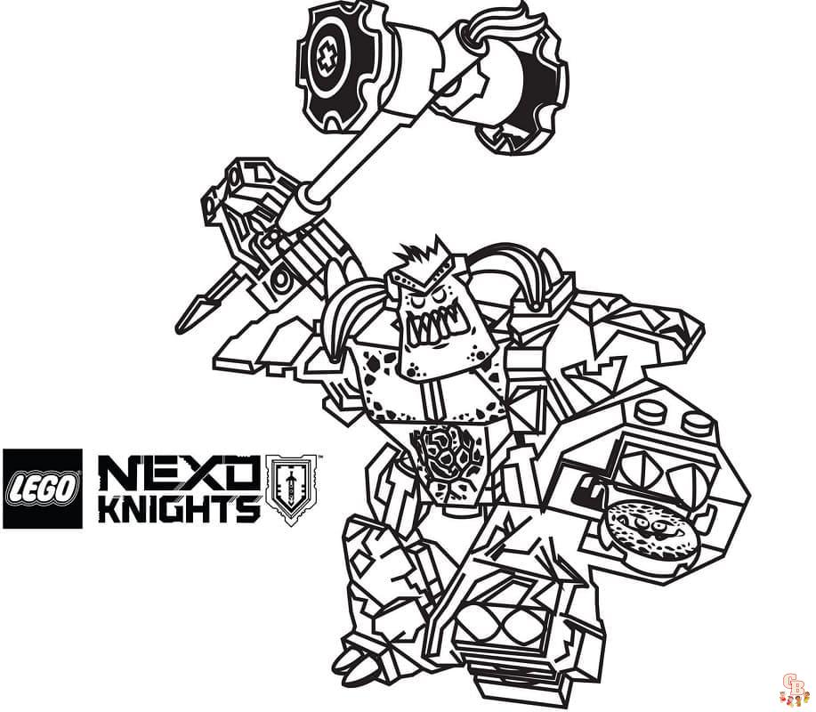 Coloriage Lego Nexo Knights