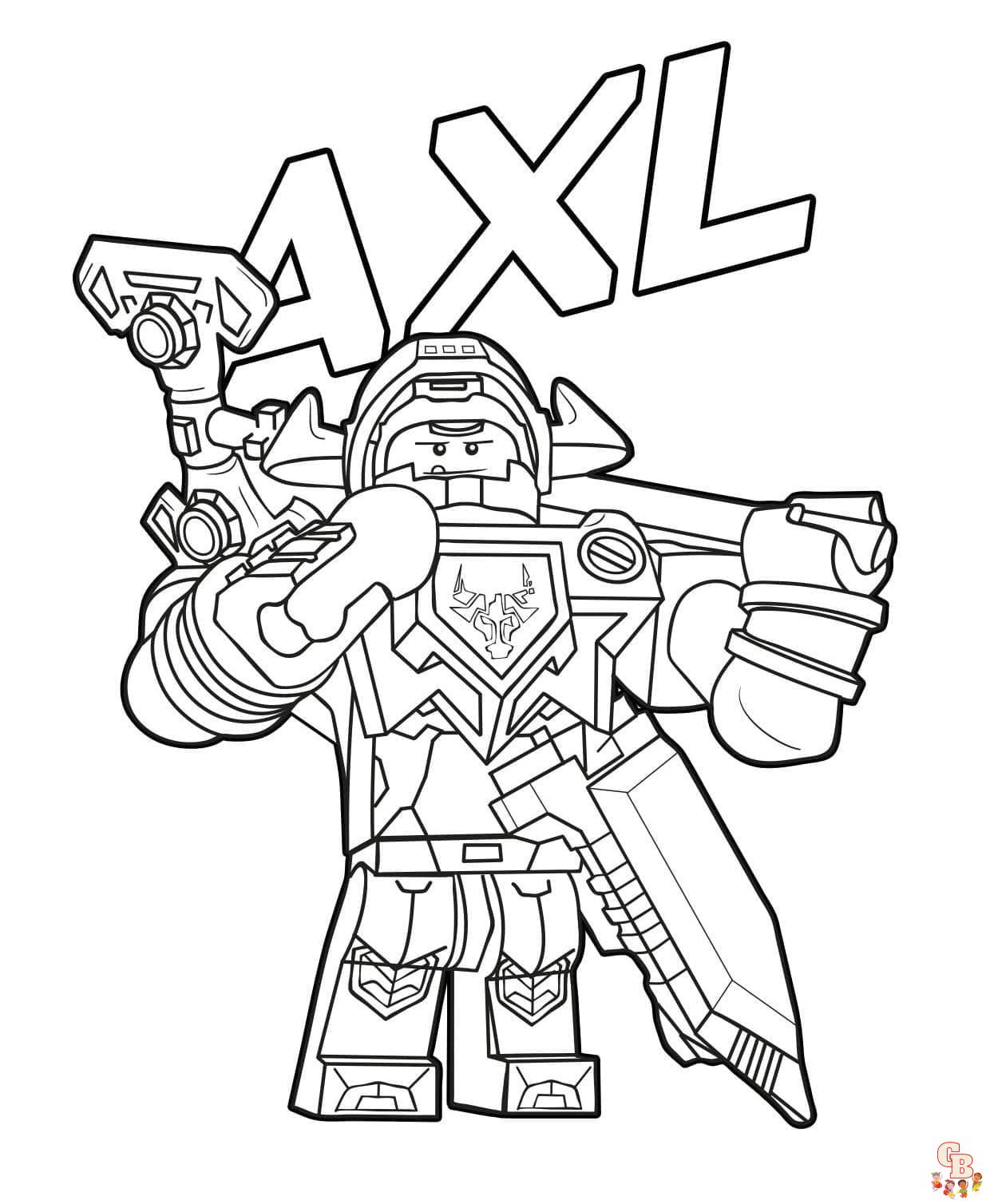 Coloriage Lego Nexo Knights