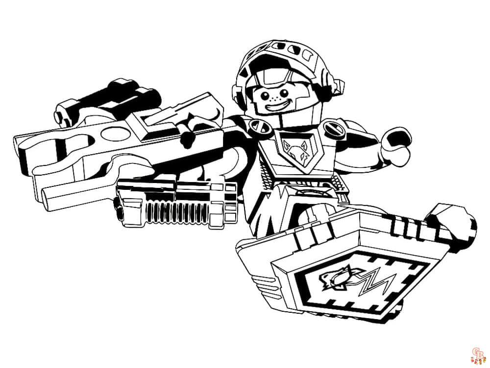 Coloriage Lego Nexo Knights