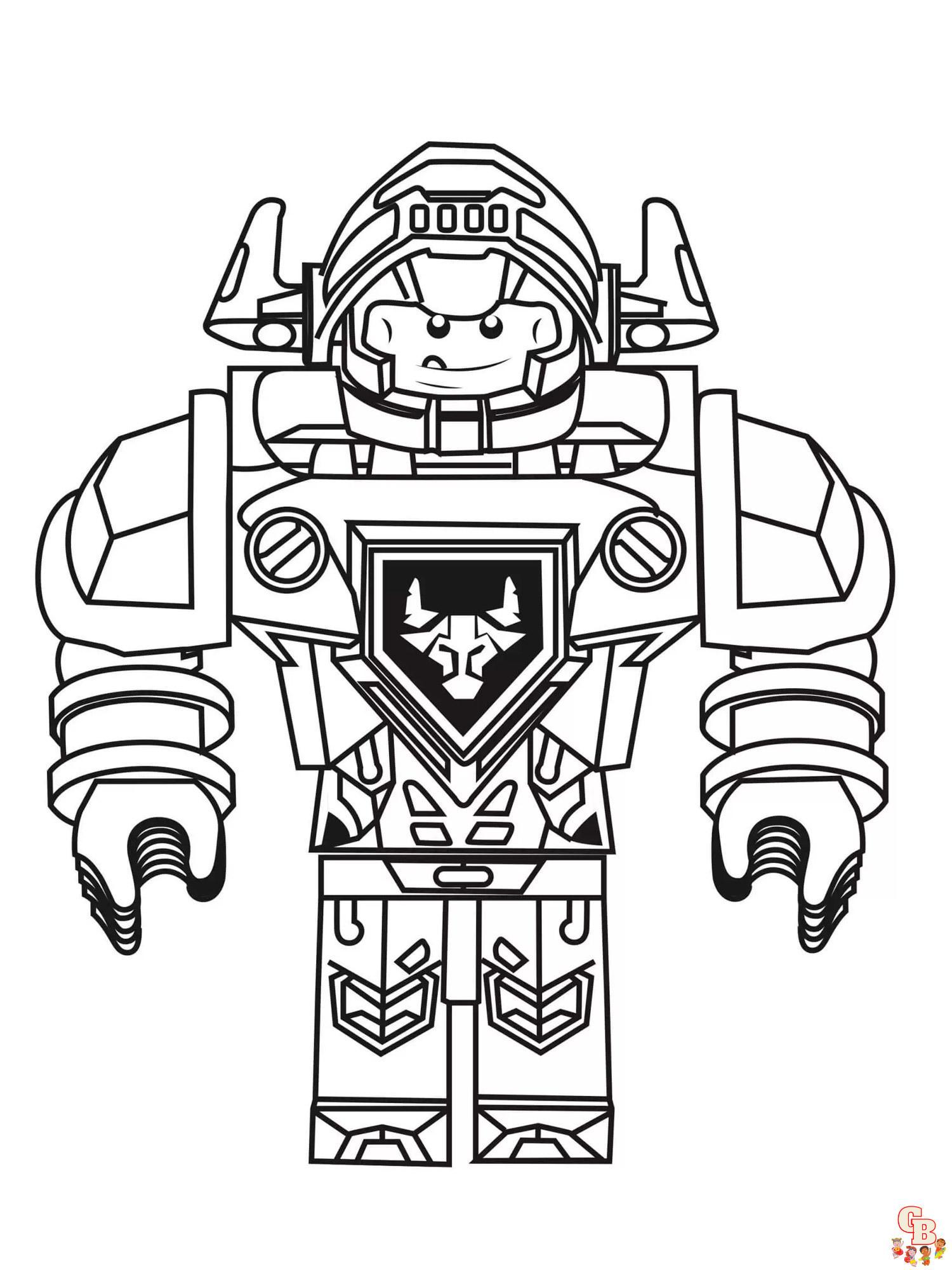 Coloriage Lego Nexo Knights