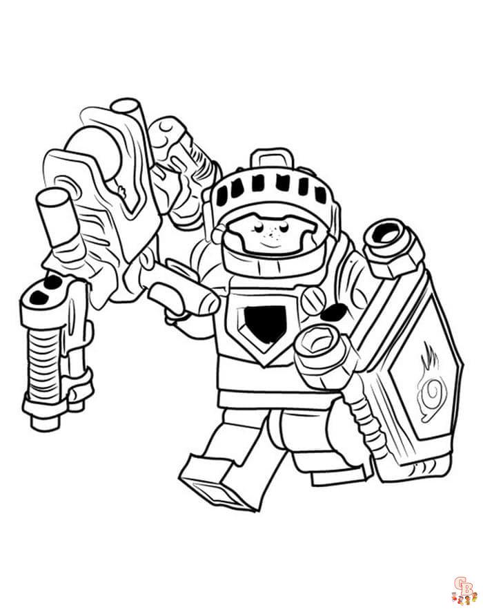 Coloriage Lego Nexo Knights